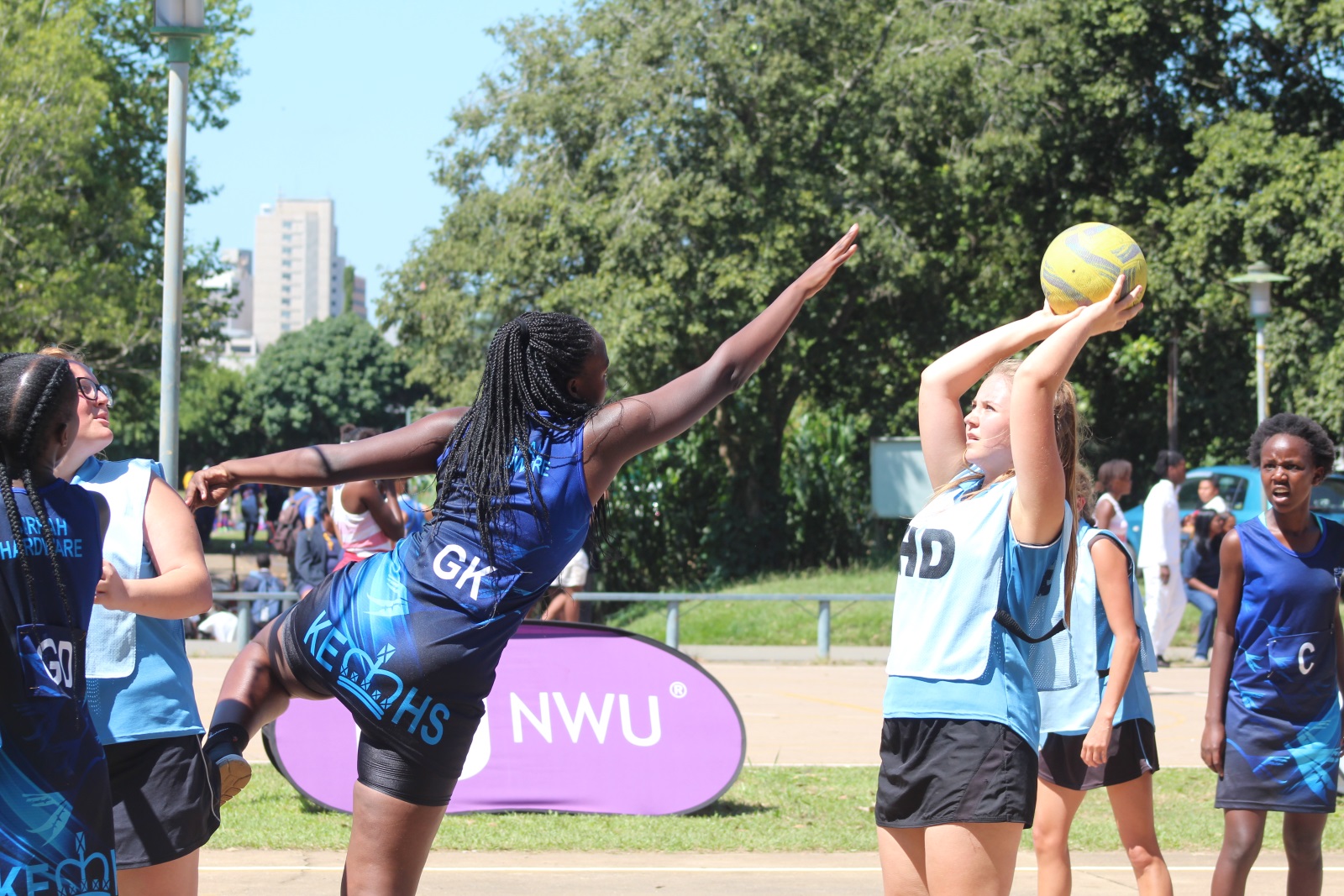 1st Netball Team at Voortrekker Festival