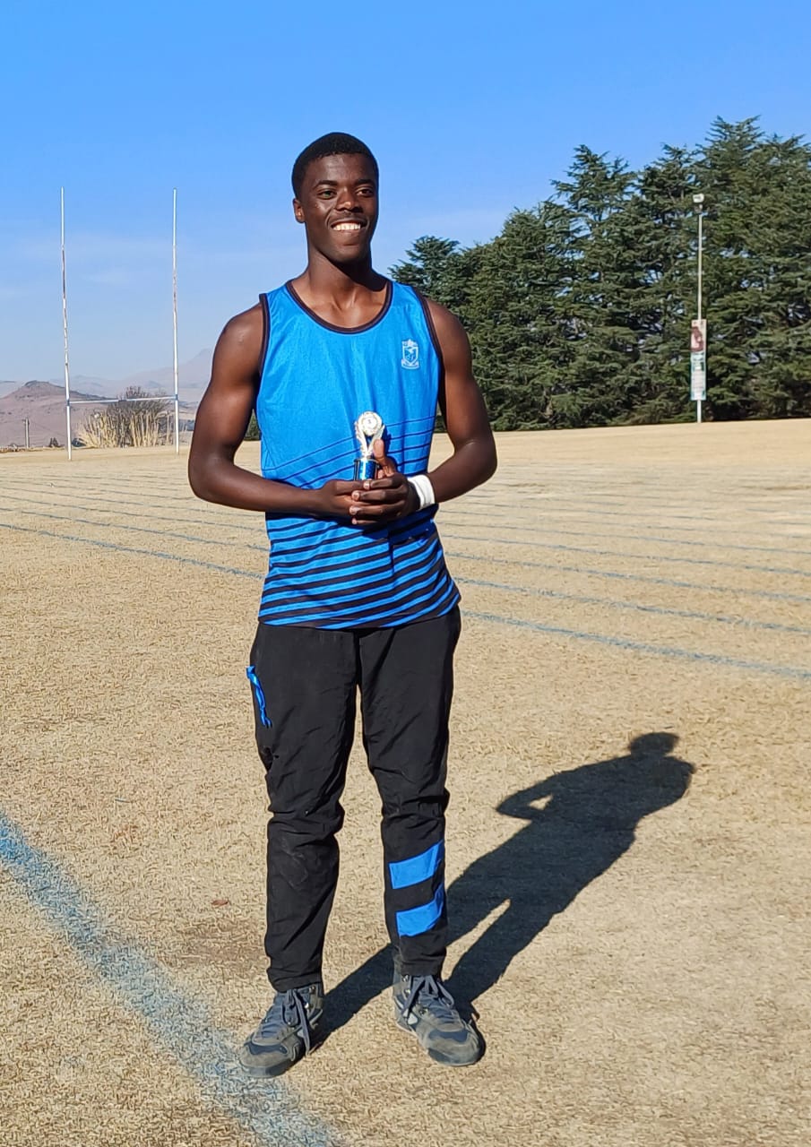 Junior Mncadi was the Junior Victor Ludorum at the HS Inter Schools Athletics
