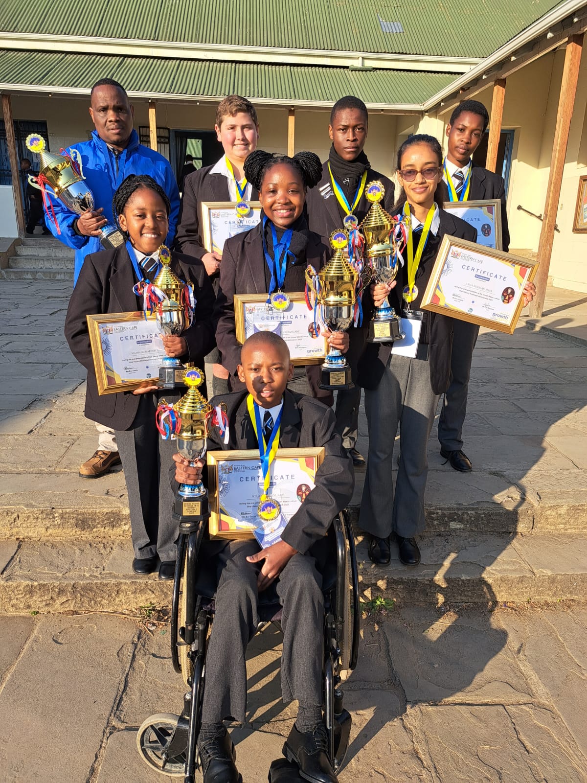 Learners who participated in the Albert Luthuli Oral History Competition