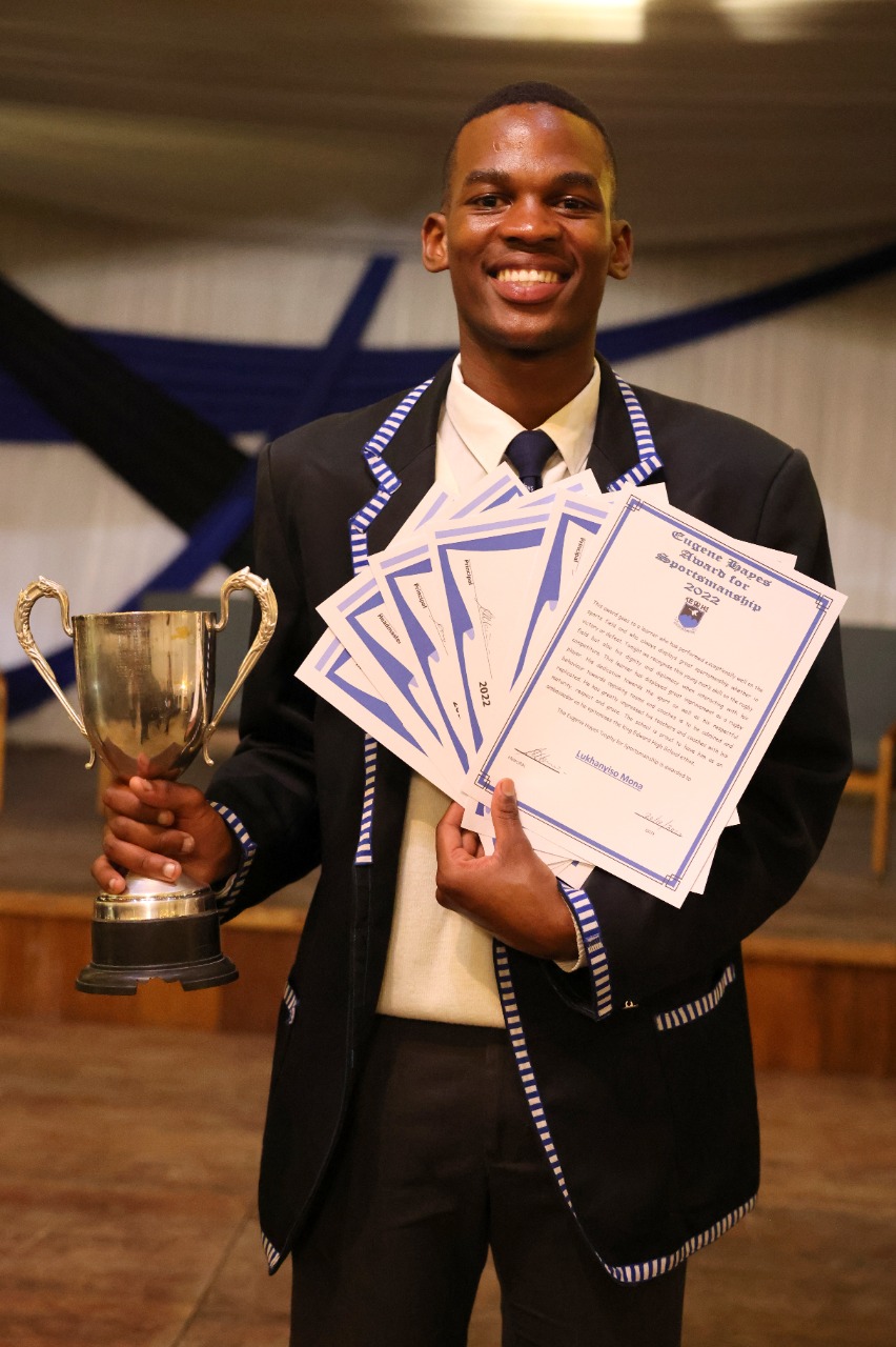 Lukhanyiso Mona awarded for Sportsmanship