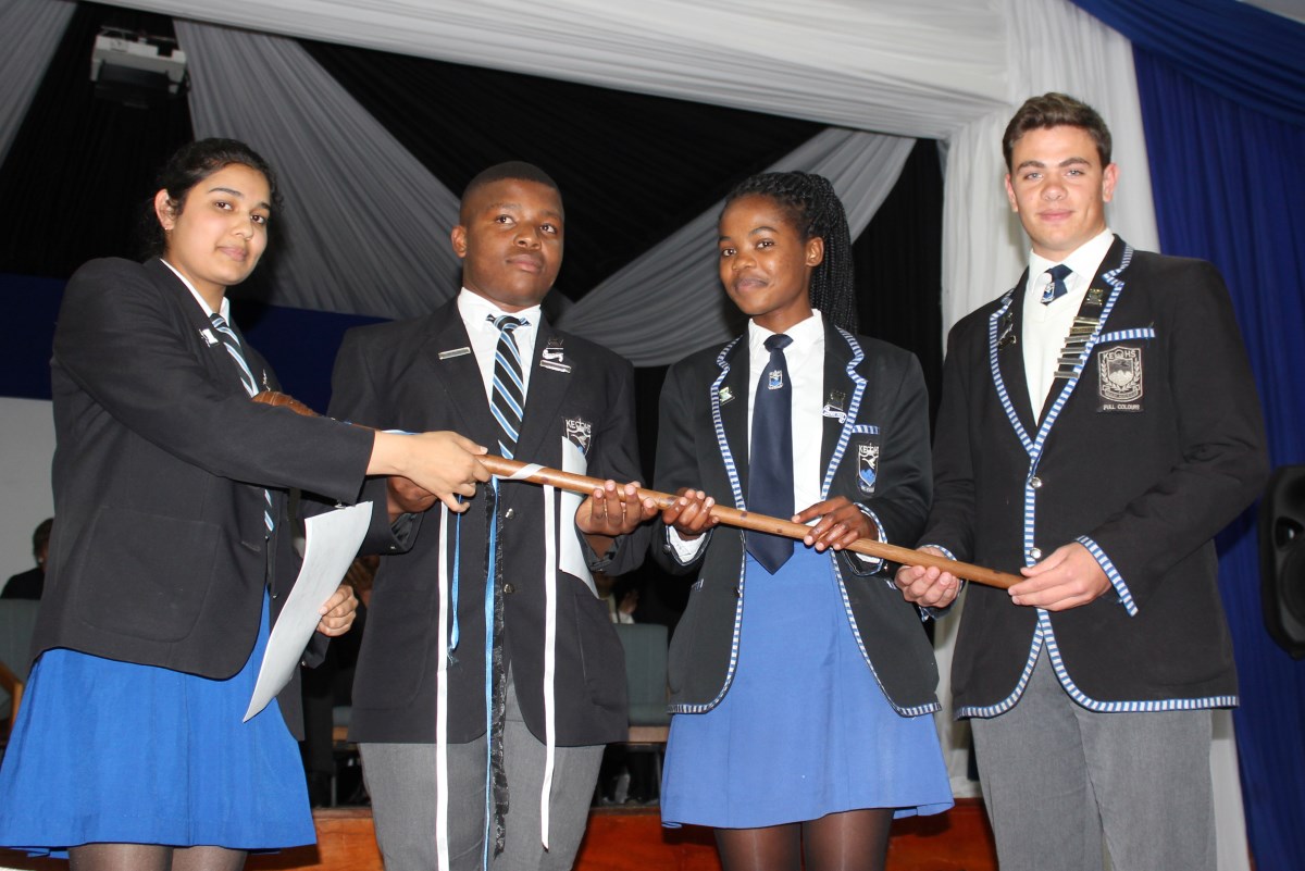 Outgoing Head Prefects hand over authority to 2019 Head Prefects
