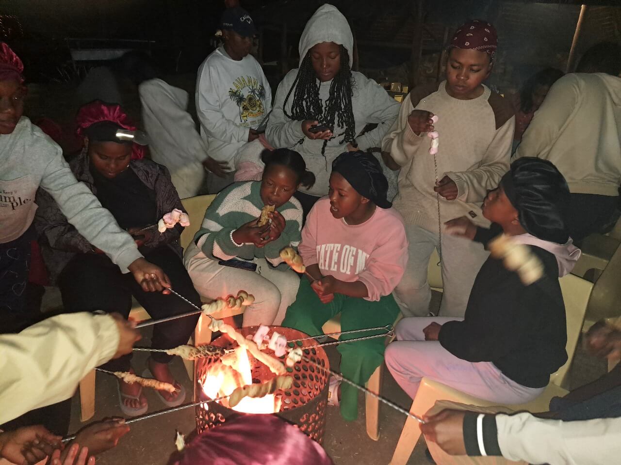 Stokbrood and marshmallows