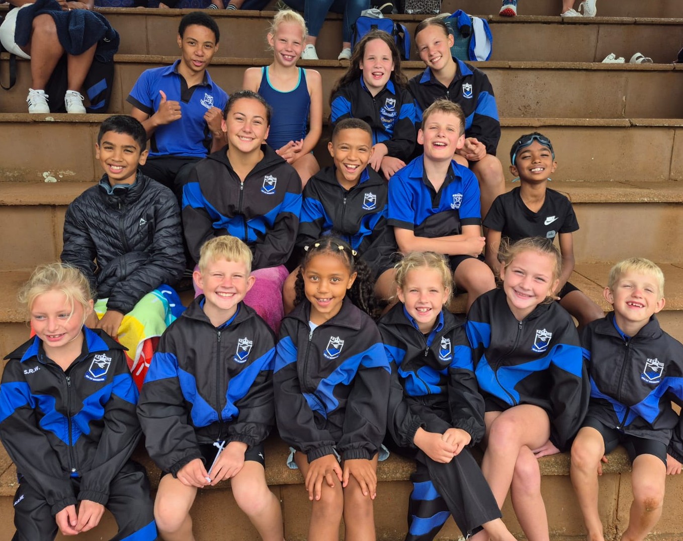 Swimmers representing KEHS at the Christian Schools Zonal Gala