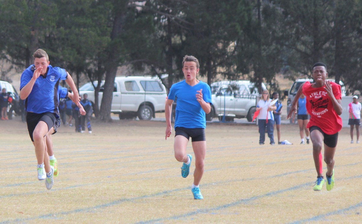 u14 Boys 100m race